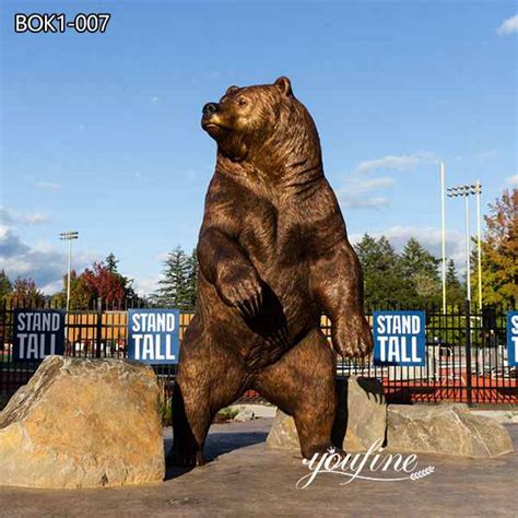 Large Bronze Bear Statue Youfine Sculpture