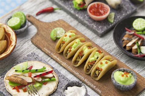 Scale Miniature Mexican Food By Hummingbird Miniatures
