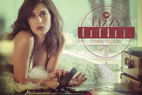 LIZZY CAPLAN In Playboy Magazine July August 2015 Issue HawtCelebs
