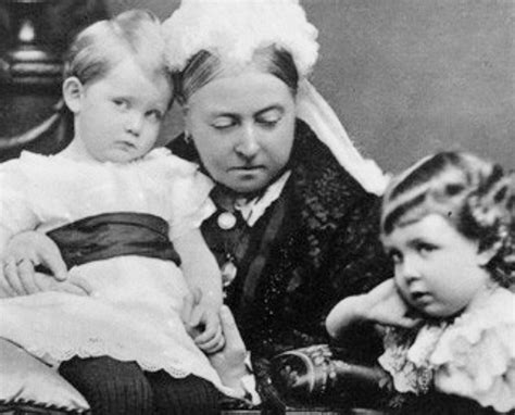 Queen Victoria With Her Grandchildren Prince Arthur And Princess