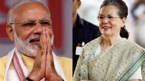 sonia gandhi extends greetings to pm modi on his 69th birthday wishes him healthy happy and