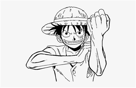 Monkey D Luffy Coloring Png Image Transparent Png Free Download On