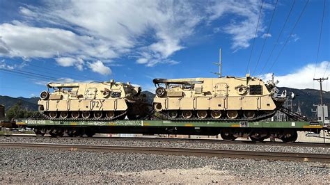 Loaded Union Pacific Military Train With Tons Of Awesome Equipment 10