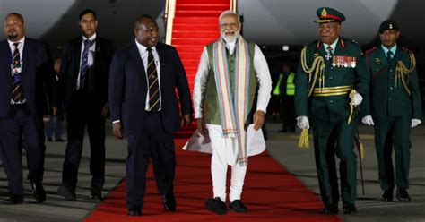 Pm Modi Arrives In Papua New Guinea On Key Visit To Host Major Summit