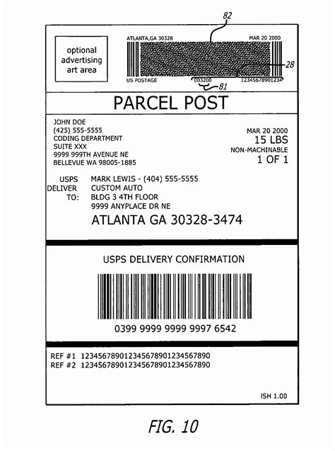Ups Mailing Label Template