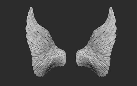 Angel Wings 3d Model 3d Printable Cgtrader