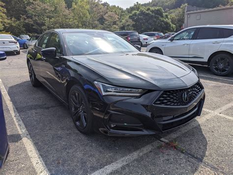 New 2021 Acura Tlx Sh Awd With A Spec Package In Majestic Black Pearl