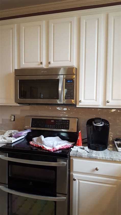 We just wish we were around to see the finished product at the end! Snowbound + Dorian Gray kitchen - 2 Cabinet Girls