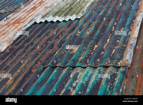 Corrugated Iron Roof High Resolution Stock Photography And Images Alamy