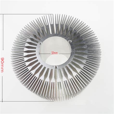 Aluminum Circularcylindricalround Heat Sink From China