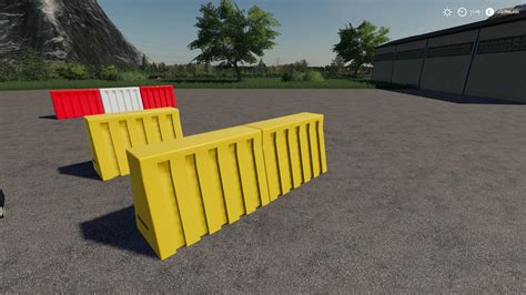 FS19 Plastic Road Barrier Pack V1 0 Farming Simulator 2022 Mod LS