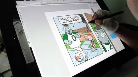 How I Draw My Digital Comic Strip Frank And Steinway Youtube
