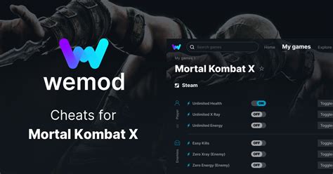 Mortal Kombat X Cheats And Trainers For Pc Wemod