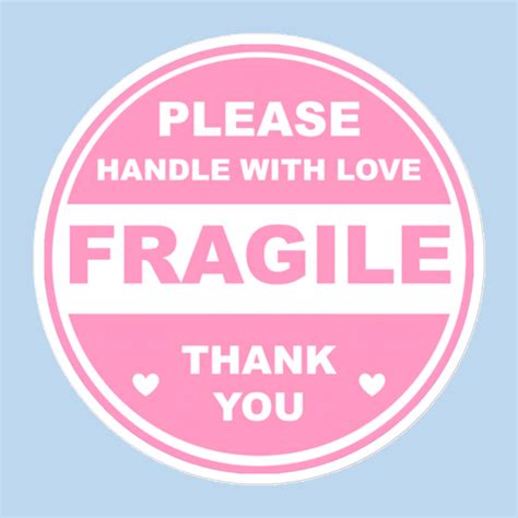 Fragile Sticker Mumiro