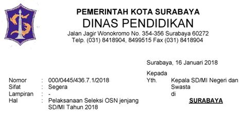 Kalo tuk anak sd kpn yah? Juknis & Pelaksanaan OSN SD 2018 Surabaya - Folder OSN