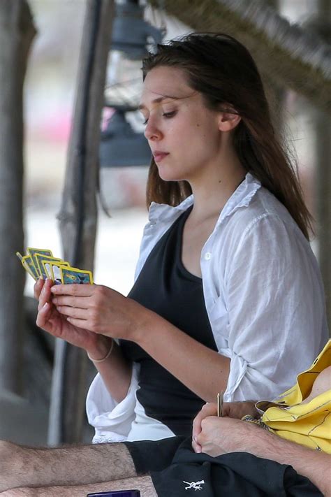 Elizabeth Olsen Spotted In A Swimsuit While Spending A Relaxing Day At