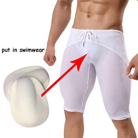 2 Men Bulge Foam Pad Enhancing Enlarger For Swimming Trunk Underwear Brief Short Trend Frontier