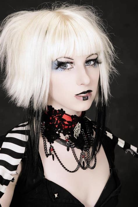 Pin By † † Brian † † On † Goth Punk Emo † Gothic Hairstyles Goth Hair Blonde Goth