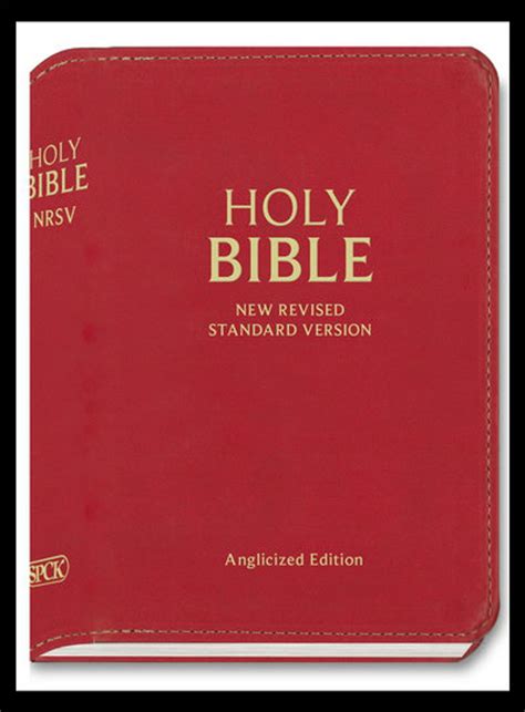 Nrsv Holy Bible Compact Red The Book Well