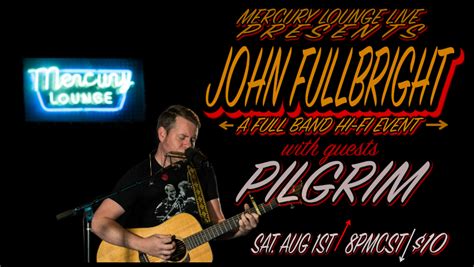 Not limited to just tulsa bands, but also touring bands who play here. Streaming Live From the Mercury Lounge! - John Fullbright