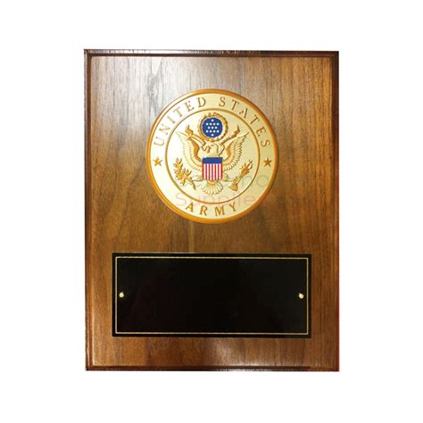 us army medallion award plaque ceremonial groundbreaking grand opening crowd control