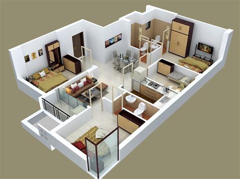 3d Furniture Layout Interior Design Ideas