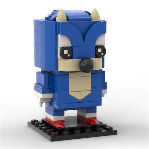 Lego Moc Sonic The Hedgehog And Dr Eggman Robotnik Brickheadz By