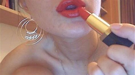 Full Red Lips Supermodel Clips4sale