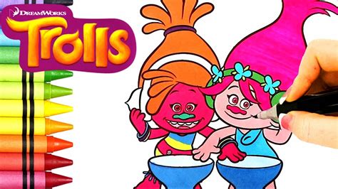 Trolls Movie Coloring Book Episode Poppy Dj Suki Cooper Speed Coloring