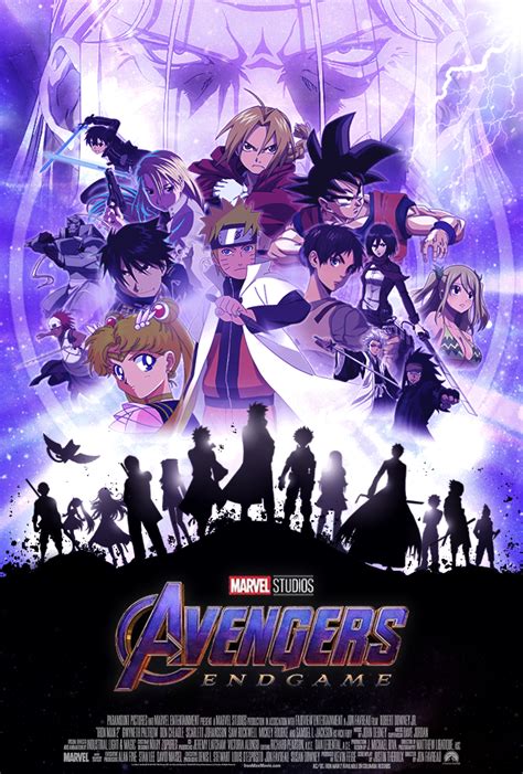 Anivengers Anime Avengers Endgame By Xavier27 On Deviantart