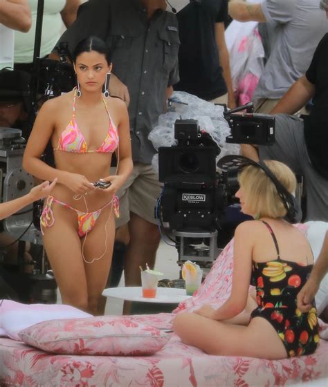 Camila Mendes In A Bikini On The Set Of Strangers In Miami Beach 56 Gotceleb
