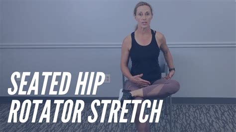 Seated Hip Rotator Stretch Core Chiropractic Youtube