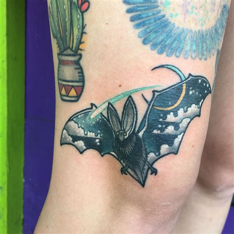 Discover (and save!) your own pins on pinterest This is my starry night bat done by Chris Valdivia at ...
