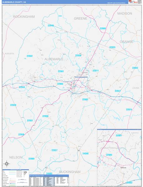 Digital Maps Of Albemarle County Virginia