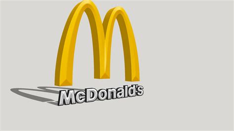 Mcdonalds 3d Logo 3d Warehouse