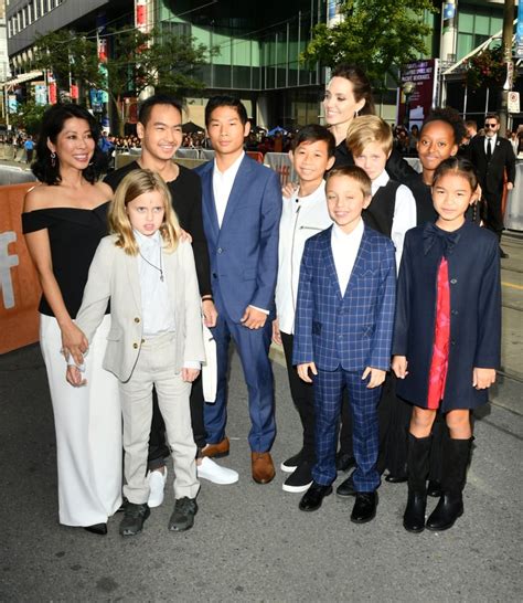 Maddox, pax, zahara, shiloh and twins knox and vivienne. Angelina Jolie With Her Kids at Toronto Film Festival 2017 | POPSUGAR Celebrity Photo 25