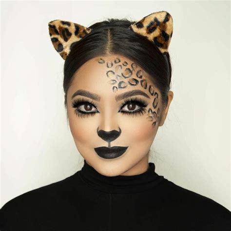 Make Up Leopard Great And Simple Ideas For Leopard Face Painting For