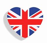 3d waving england flag on flagpole isolated transparent background. Heart shaped British flag png download - 2327*2135 - Free Transparent Great Britain png Download ...