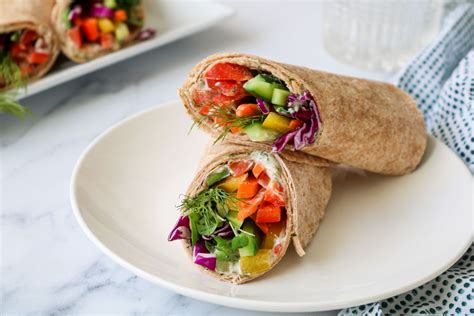 Vegan Rainbow Veggie Wraps Recipe ️🌱 Plant Perks