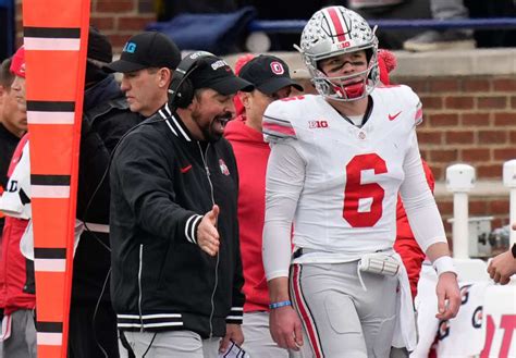 Ohio State Buckeyes Qb Ryan Day Not Committing To Kyle Mccord For 2024 Season Sports