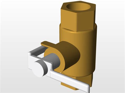 Ball Valve Isolating Cock 14 Inch 3d Cad Model Library
