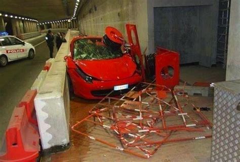 Ferrari 458 Crashes In Famous Monte Carlo Tunnel Performancedrive