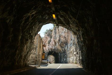 Road Tunnel Through Rock Stock Photo Image Of Outdoor 229892194