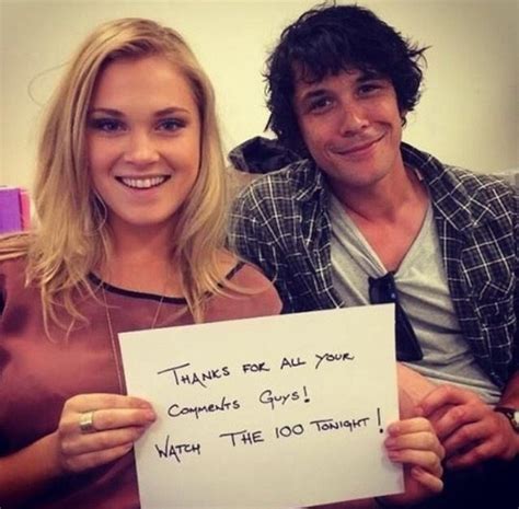 Eliza Taylor And Bob Morley The 100 Bellarke The Cw Bellarke The 100 Cast The 100