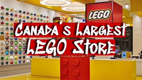 Canadas Largest Lego Store West Edmonton Mall Lego Experience Youtube