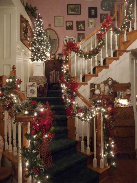 15 festive christmas staircase decor ideas. Heirlooms: Christmas Banister