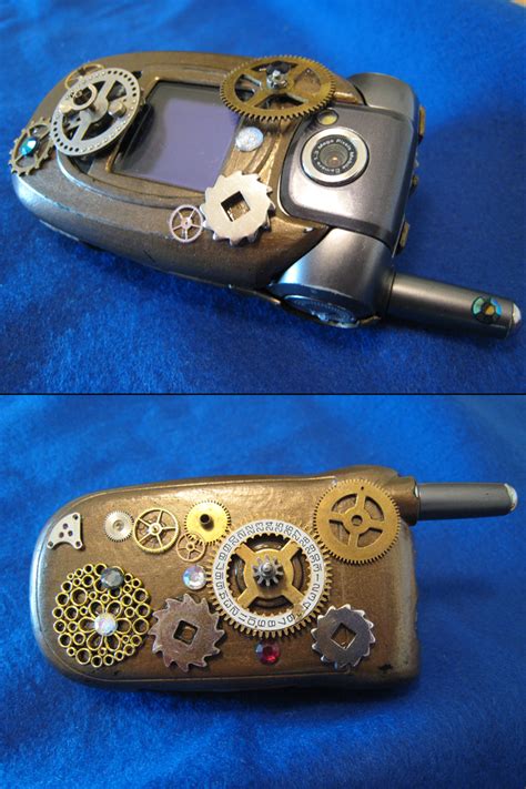 Steampunk Cell Phone By Skylanth On Deviantart