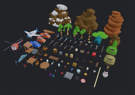 Ultimate Low Poly Assets Pack By Das