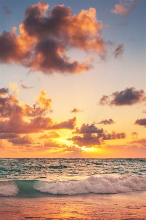 Heaven Ly Mind “sunrise On The Beach Of Caribbean Sea” Sky