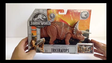 Triceratops Jurassic World Fallen Kingdom Roarivores Youtube